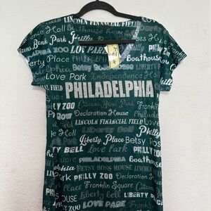 Philadelphia Graphic Women's Tee - Green